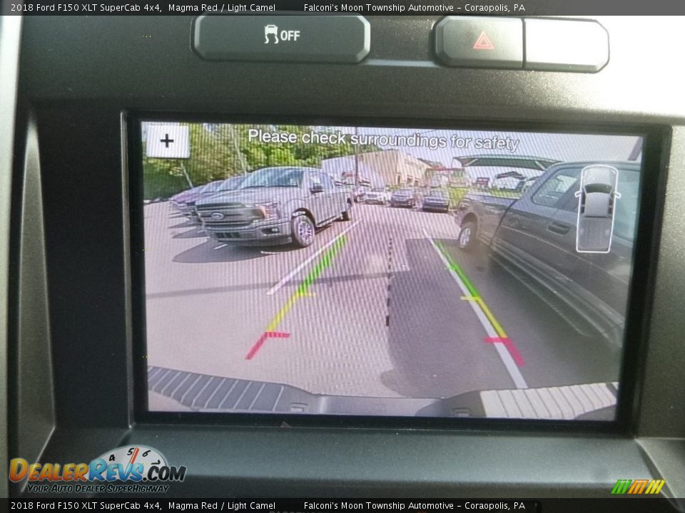 2018 Ford F150 XLT SuperCab 4x4 Magma Red / Light Camel Photo #15
