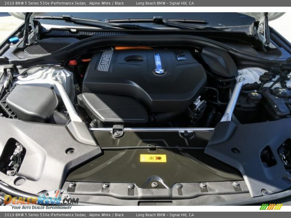 2019 BMW 5 Series 530e iPerformance Sedan Alpine White / Black Photo #8