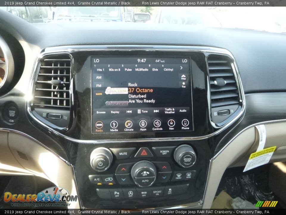 2019 Jeep Grand Cherokee Limited 4x4 Granite Crystal Metallic / Black Photo #16