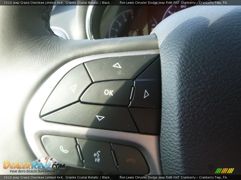 2019 Jeep Grand Cherokee Limited 4x4 Granite Crystal Metallic / Black Photo #20