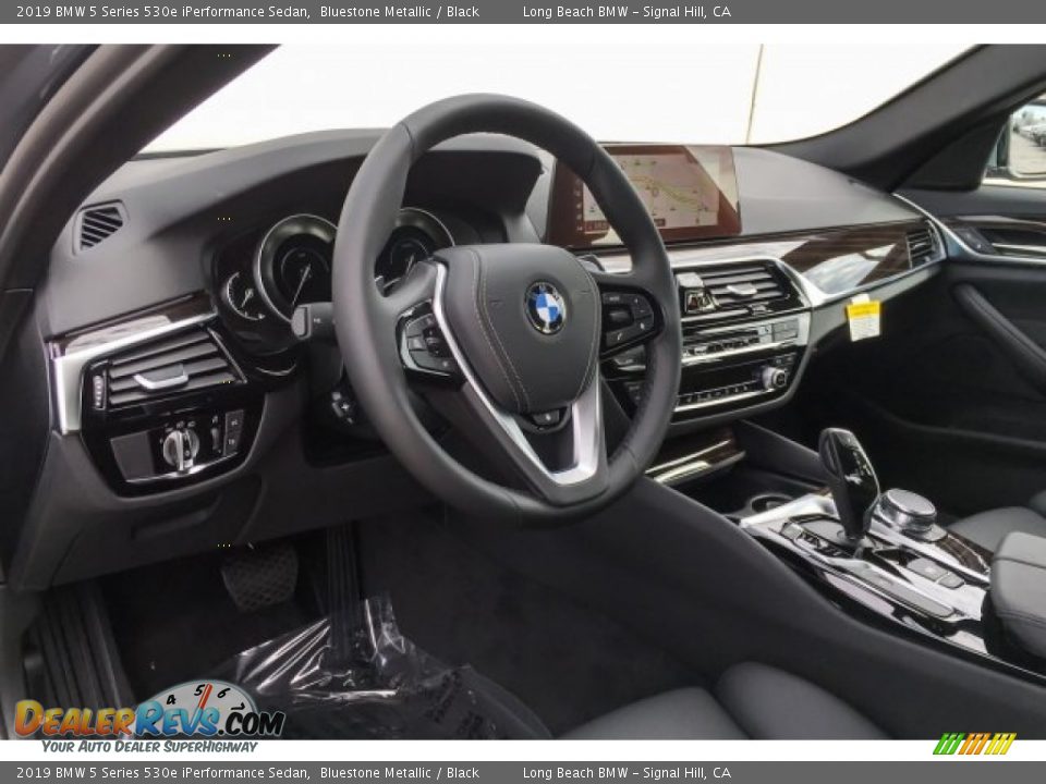 2019 BMW 5 Series 530e iPerformance Sedan Bluestone Metallic / Black Photo #4