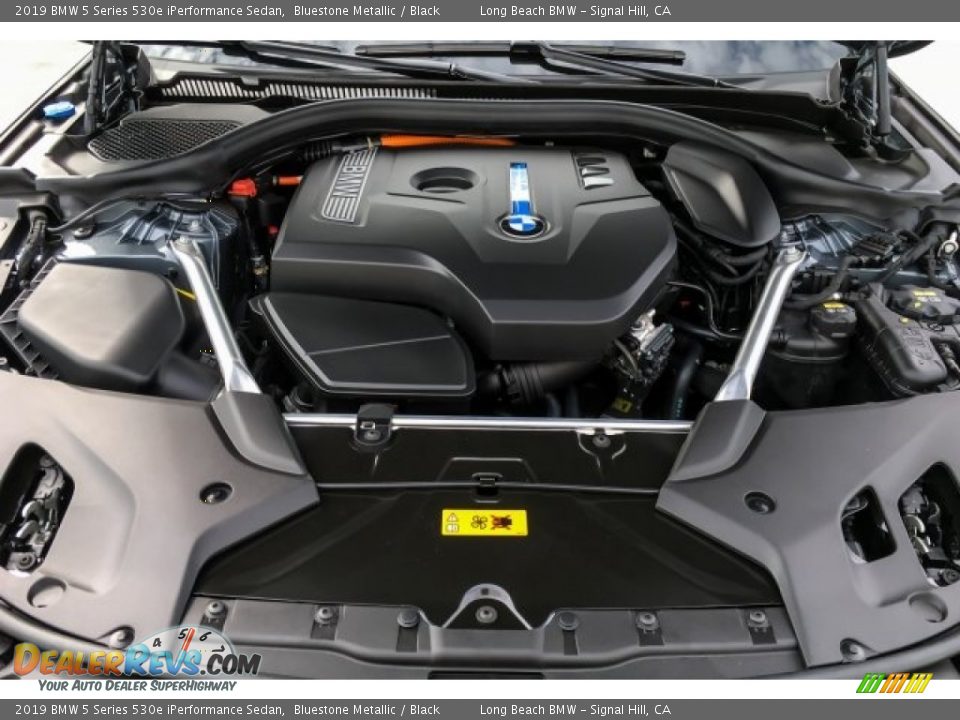 2019 BMW 5 Series 530e iPerformance Sedan Bluestone Metallic / Black Photo #8