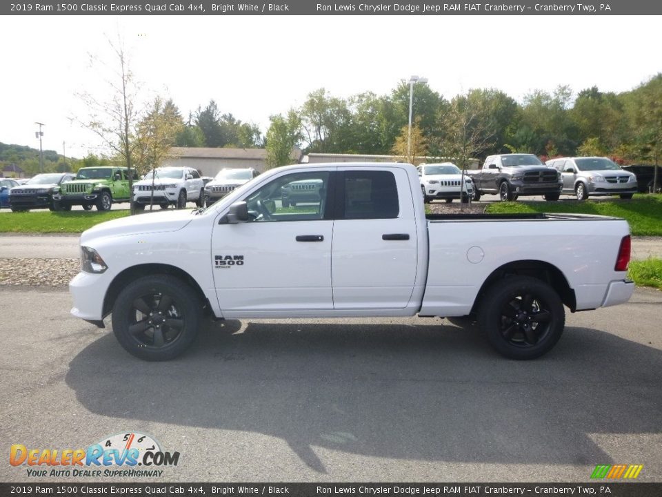 2019 Ram 1500 Classic Express Quad Cab 4x4 Bright White / Black Photo #2
