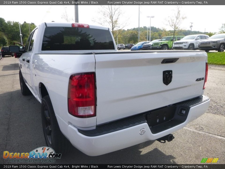 2019 Ram 1500 Classic Express Quad Cab 4x4 Bright White / Black Photo #3
