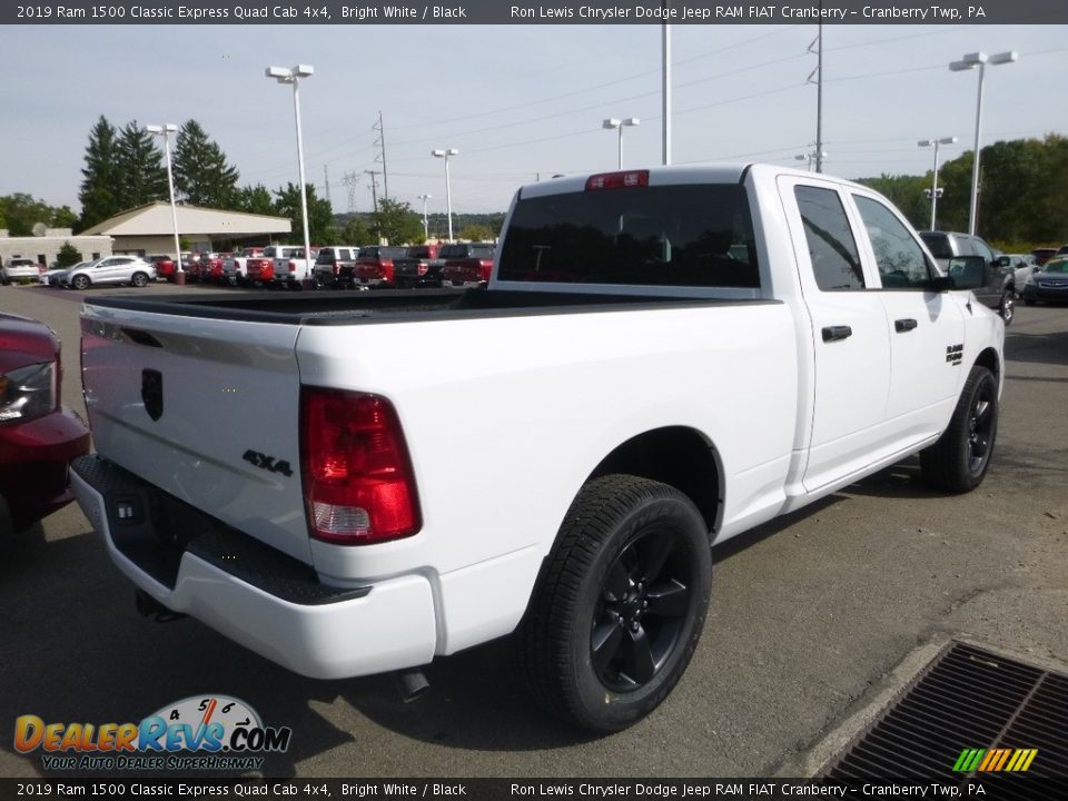 2019 Ram 1500 Classic Express Quad Cab 4x4 Bright White / Black Photo #5
