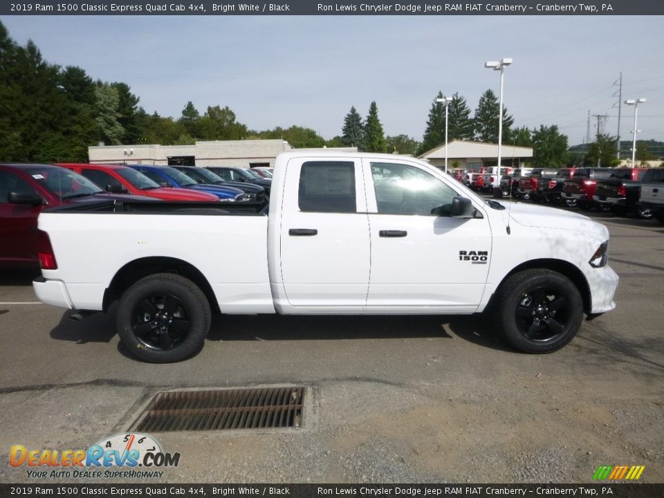 2019 Ram 1500 Classic Express Quad Cab 4x4 Bright White / Black Photo #6