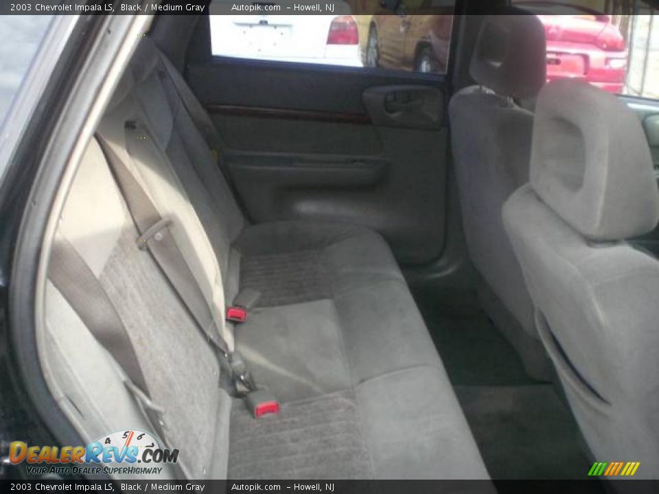 2003 Chevrolet Impala LS Black / Medium Gray Photo #11