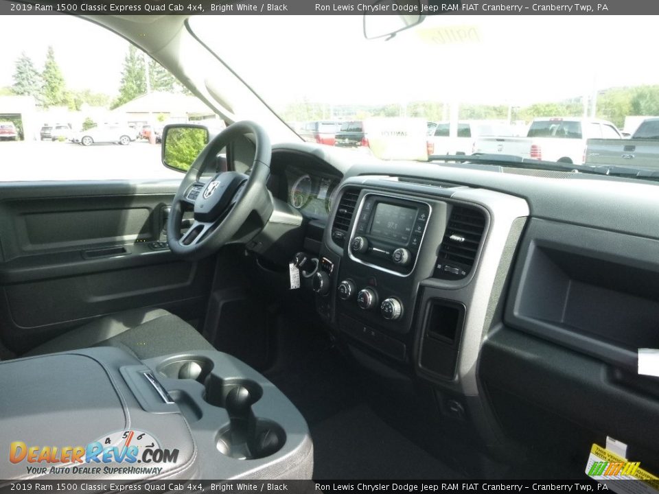 2019 Ram 1500 Classic Express Quad Cab 4x4 Bright White / Black Photo #11