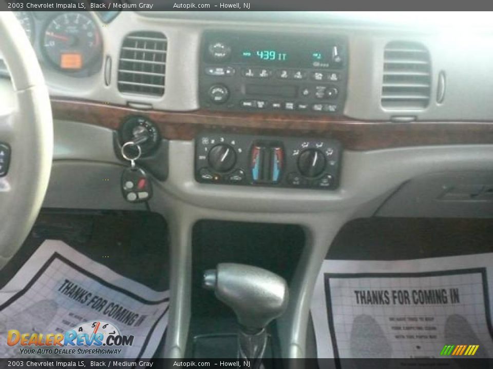 2003 Chevrolet Impala LS Black / Medium Gray Photo #13