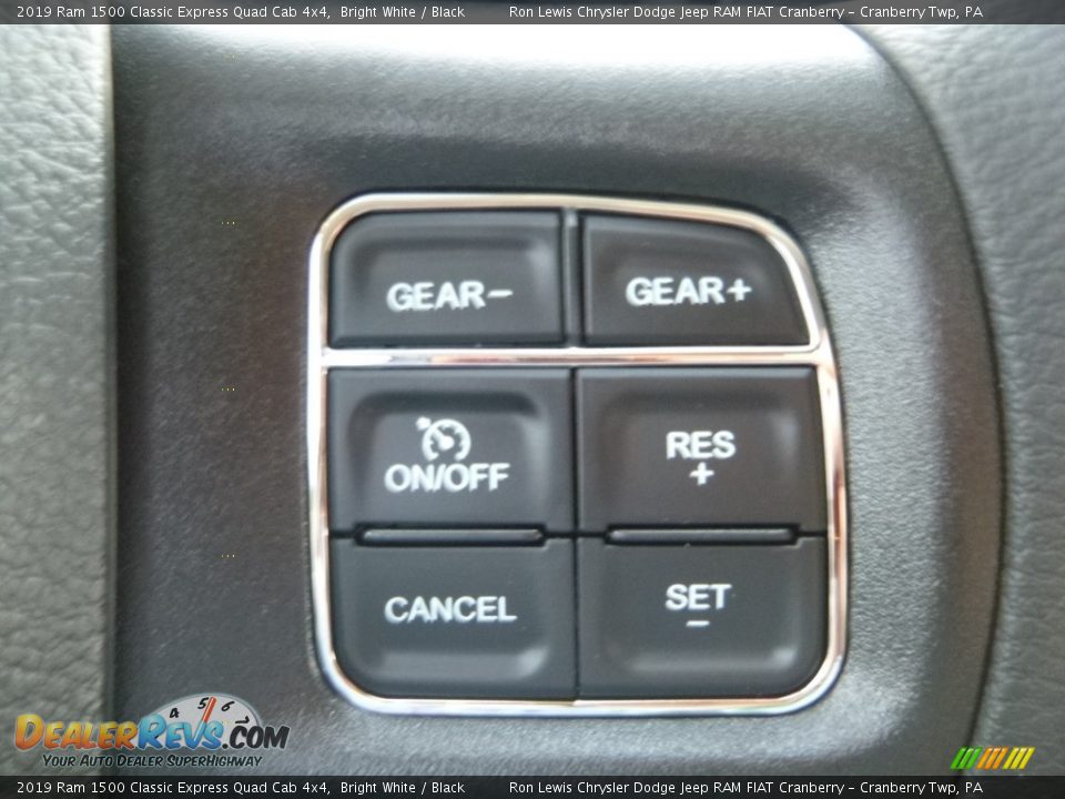 2019 Ram 1500 Classic Express Quad Cab 4x4 Bright White / Black Photo #19