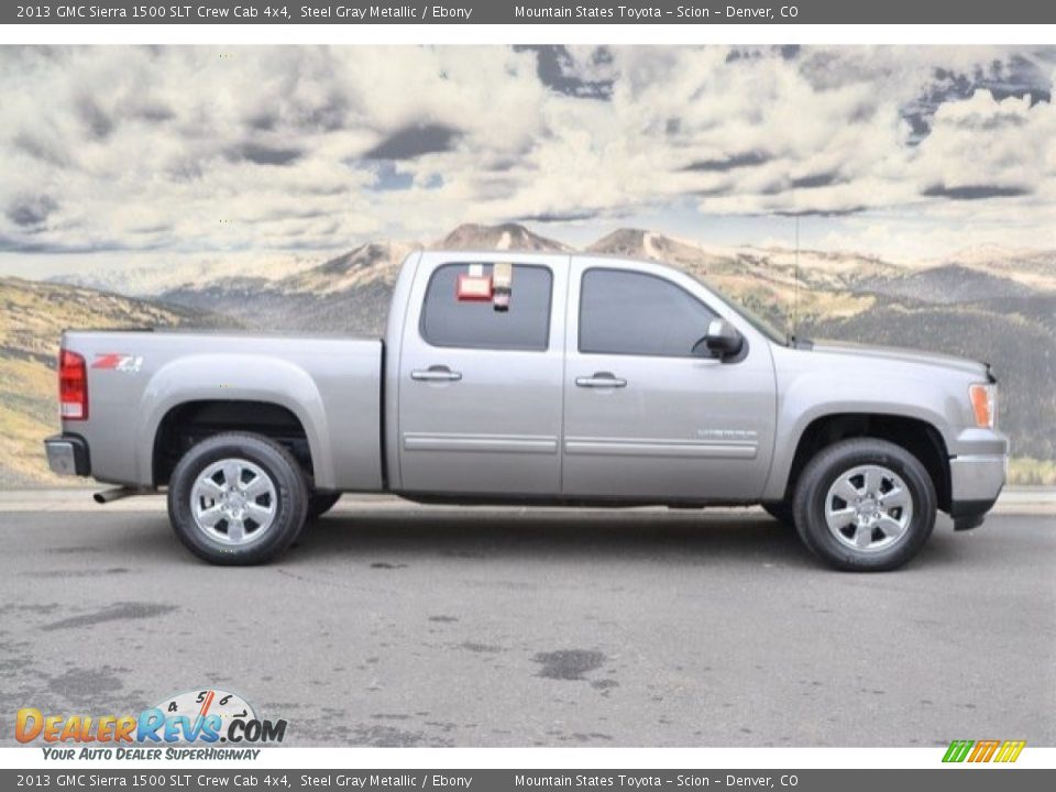 2013 GMC Sierra 1500 SLT Crew Cab 4x4 Steel Gray Metallic / Ebony Photo #2
