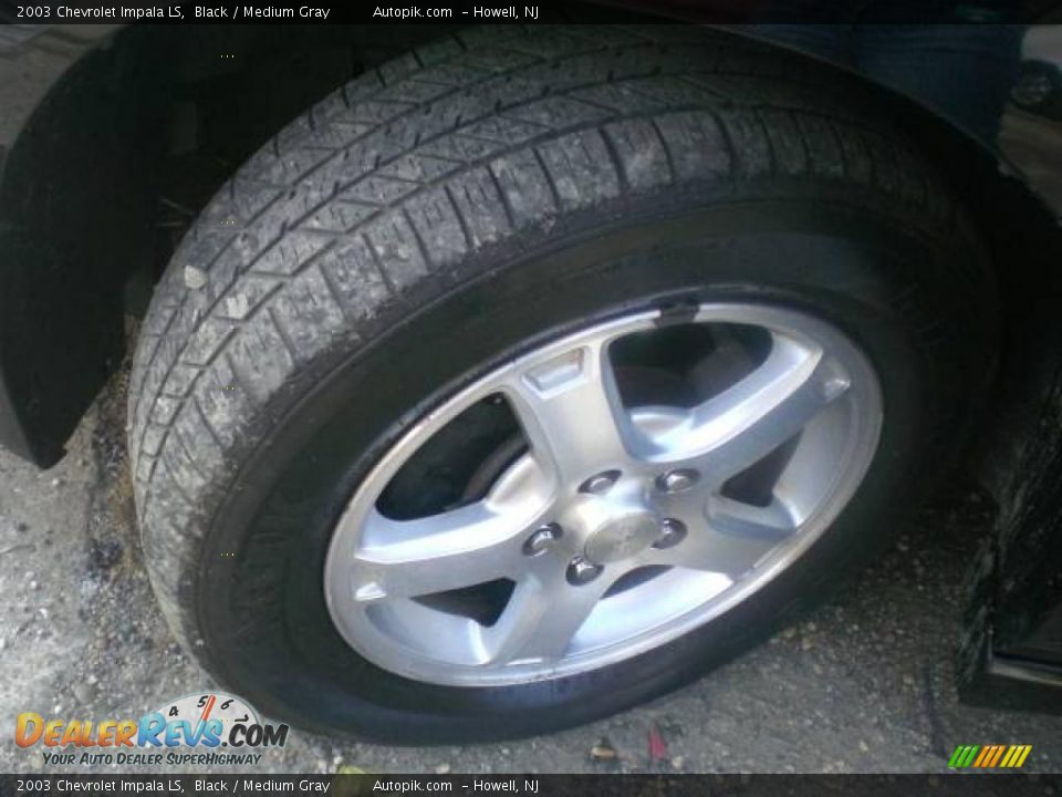 2003 Chevrolet Impala LS Black / Medium Gray Photo #18