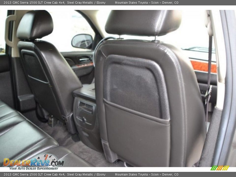 2013 GMC Sierra 1500 SLT Crew Cab 4x4 Steel Gray Metallic / Ebony Photo #20