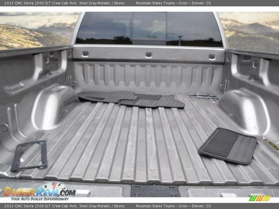2013 GMC Sierra 1500 SLT Crew Cab 4x4 Steel Gray Metallic / Ebony Photo #26