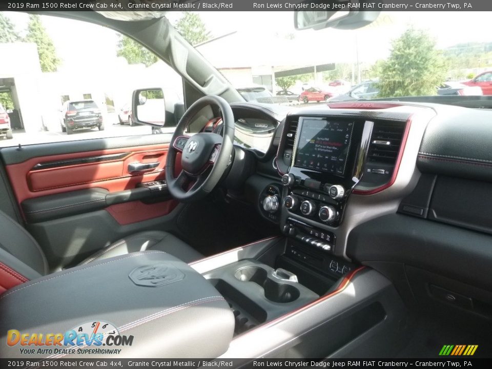 2019 Ram 1500 Rebel Crew Cab 4x4 Granite Crystal Metallic / Black/Red Photo #10