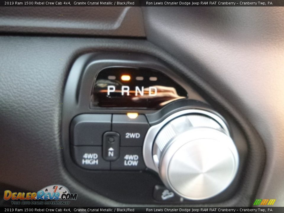 2019 Ram 1500 Rebel Crew Cab 4x4 Granite Crystal Metallic / Black/Red Photo #19