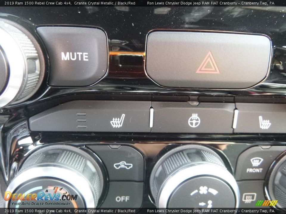 2019 Ram 1500 Rebel Crew Cab 4x4 Granite Crystal Metallic / Black/Red Photo #20