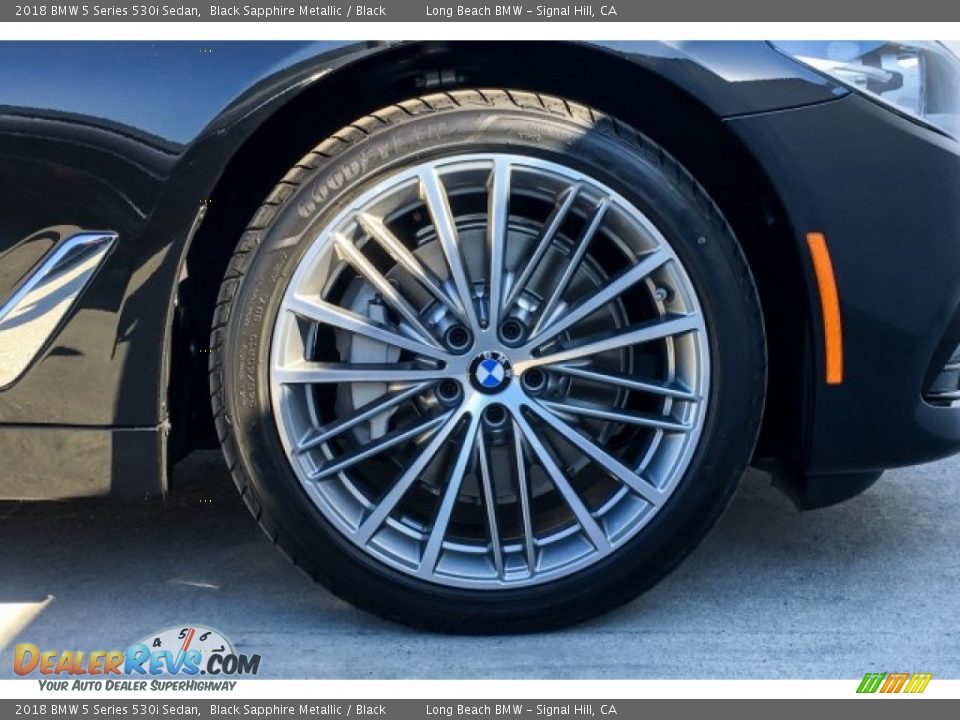 2018 BMW 5 Series 530i Sedan Black Sapphire Metallic / Black Photo #9