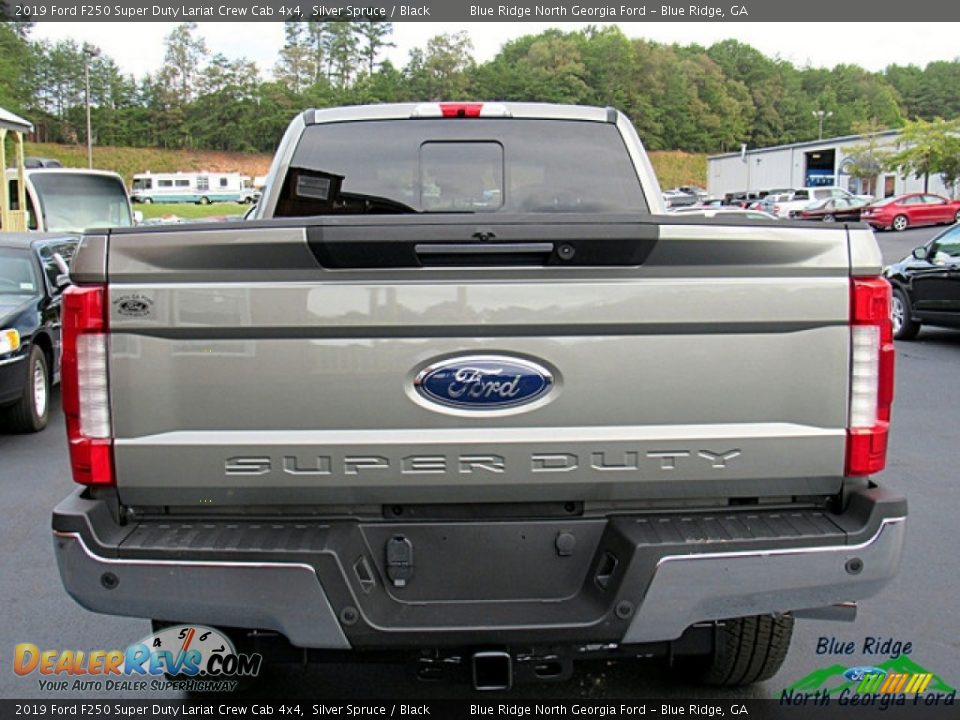 2019 Ford F250 Super Duty Lariat Crew Cab 4x4 Silver Spruce / Black Photo #4