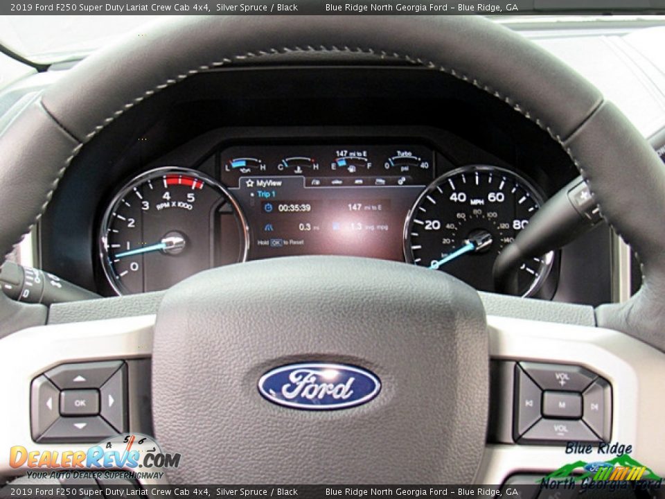 2019 Ford F250 Super Duty Lariat Crew Cab 4x4 Silver Spruce / Black Photo #14