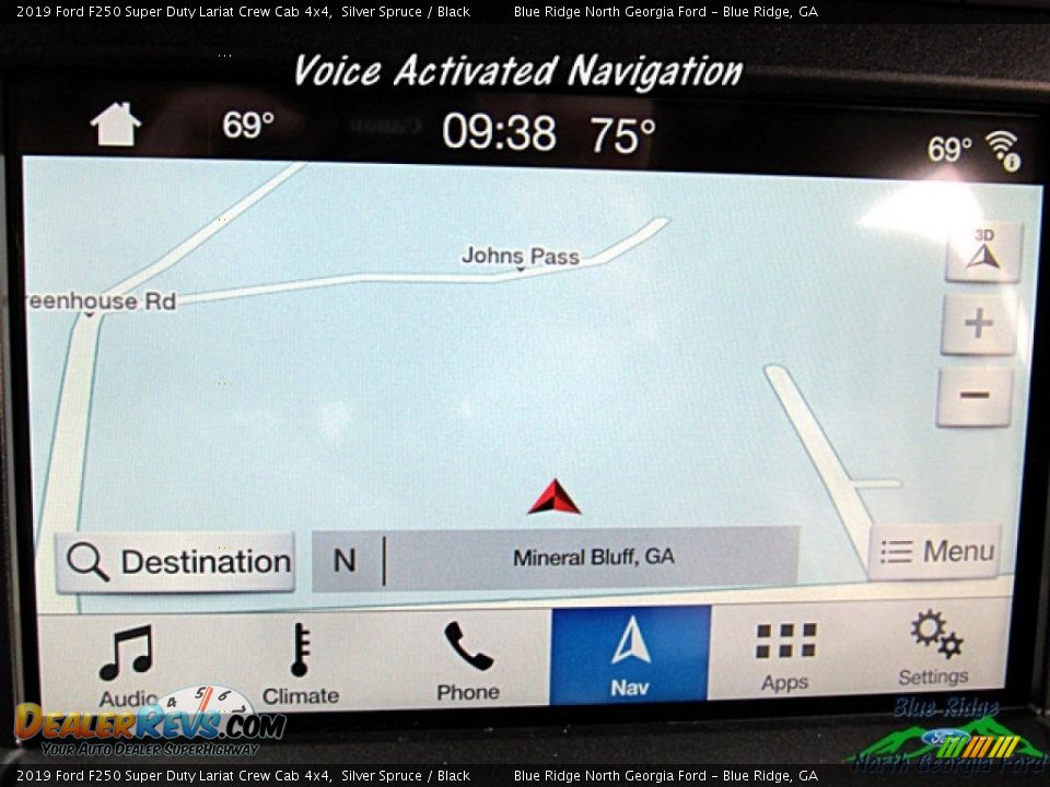 2019 Ford F250 Super Duty Lariat Crew Cab 4x4 Silver Spruce / Black Photo #17