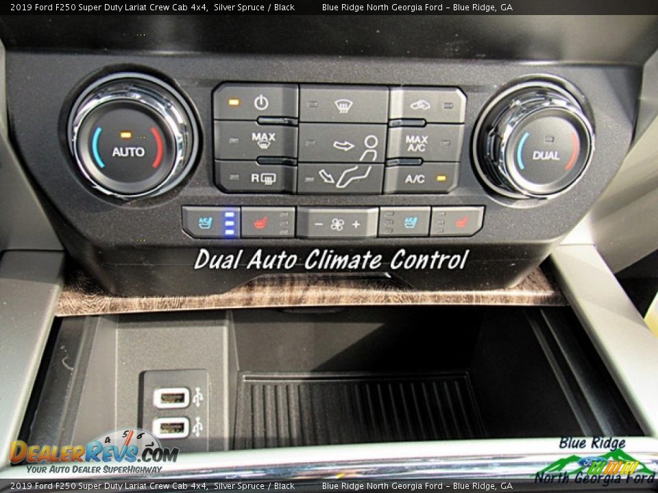2019 Ford F250 Super Duty Lariat Crew Cab 4x4 Silver Spruce / Black Photo #22