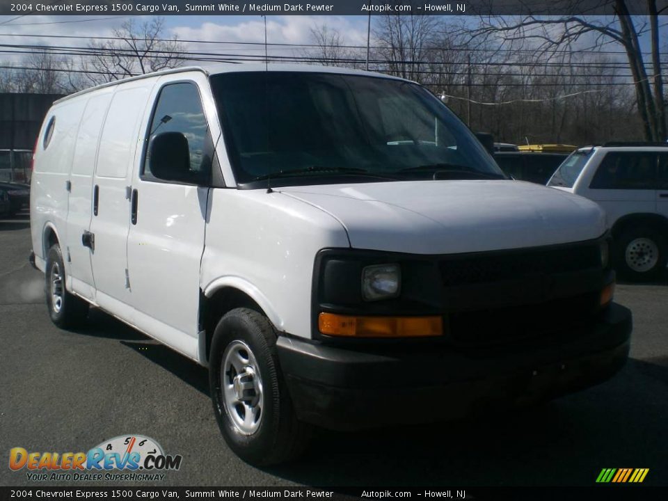 2004 Chevrolet Express 1500 Cargo Van Summit White / Medium Dark Pewter Photo #2