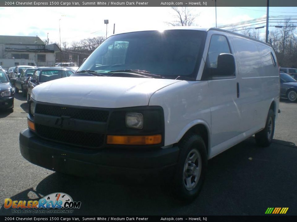2004 Chevrolet Express 1500 Cargo Van Summit White / Medium Dark Pewter Photo #3