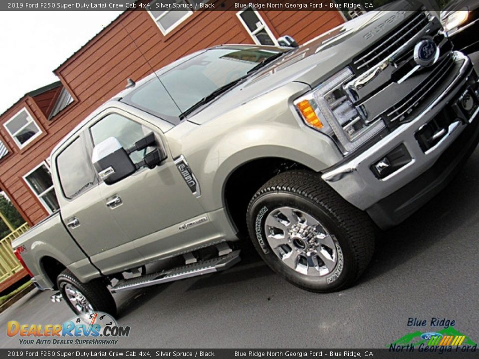 2019 Ford F250 Super Duty Lariat Crew Cab 4x4 Silver Spruce / Black Photo #36