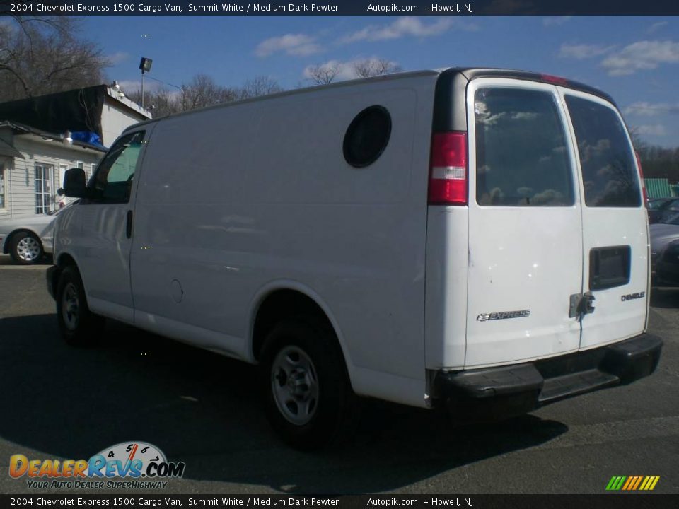 2004 Chevrolet Express 1500 Cargo Van Summit White / Medium Dark Pewter Photo #5