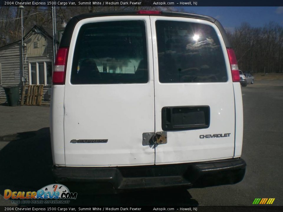 2004 Chevrolet Express 1500 Cargo Van Summit White / Medium Dark Pewter Photo #6