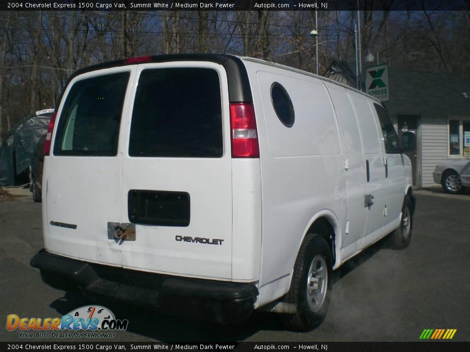 2004 Chevrolet Express 1500 Cargo Van Summit White / Medium Dark Pewter Photo #7