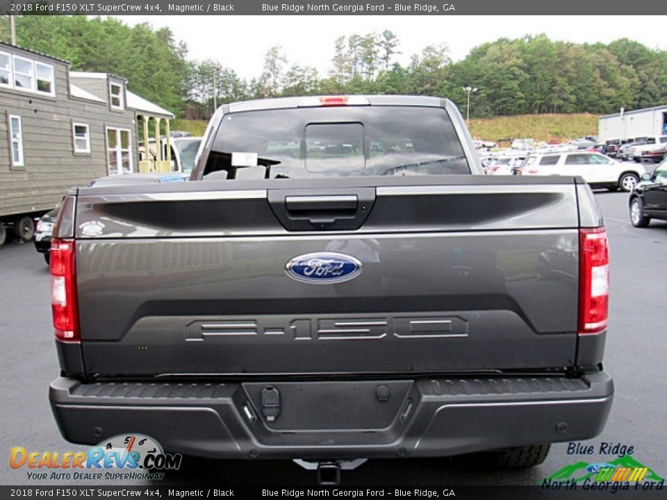 2018 Ford F150 XLT SuperCrew 4x4 Magnetic / Black Photo #4