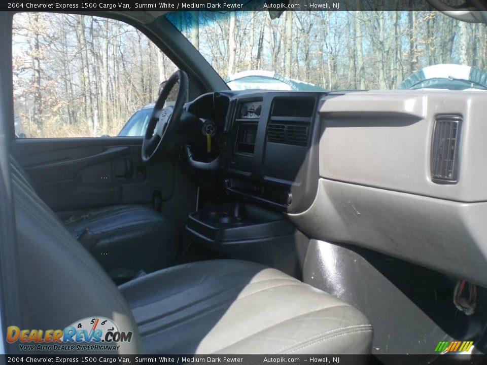 2004 Chevrolet Express 1500 Cargo Van Summit White / Medium Dark Pewter Photo #10