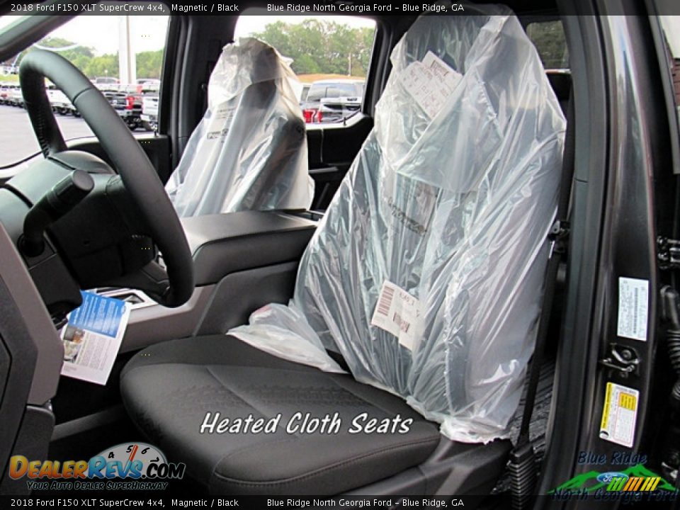 2018 Ford F150 XLT SuperCrew 4x4 Magnetic / Black Photo #10