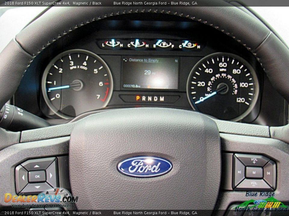 2018 Ford F150 XLT SuperCrew 4x4 Magnetic / Black Photo #17