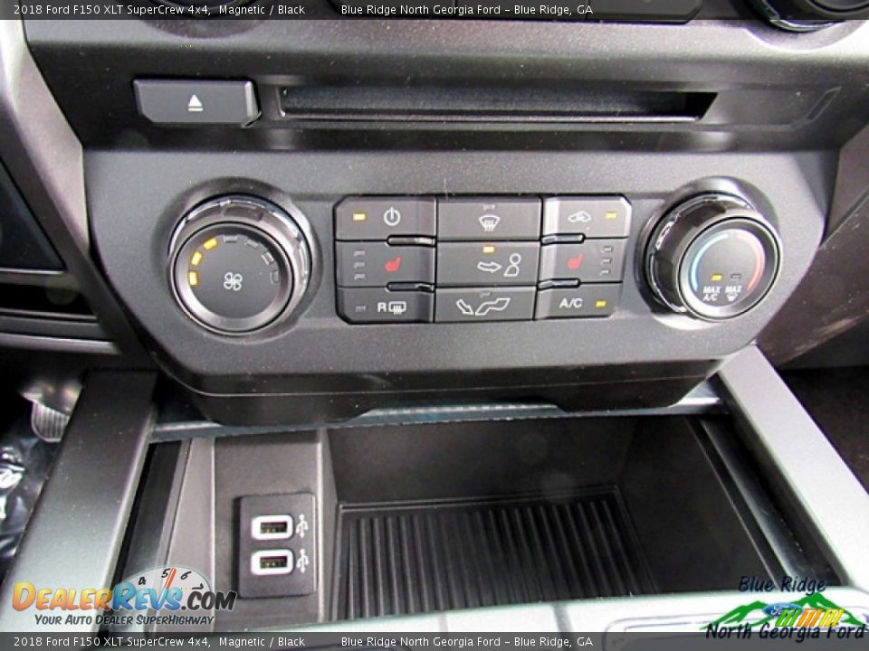 2018 Ford F150 XLT SuperCrew 4x4 Magnetic / Black Photo #22