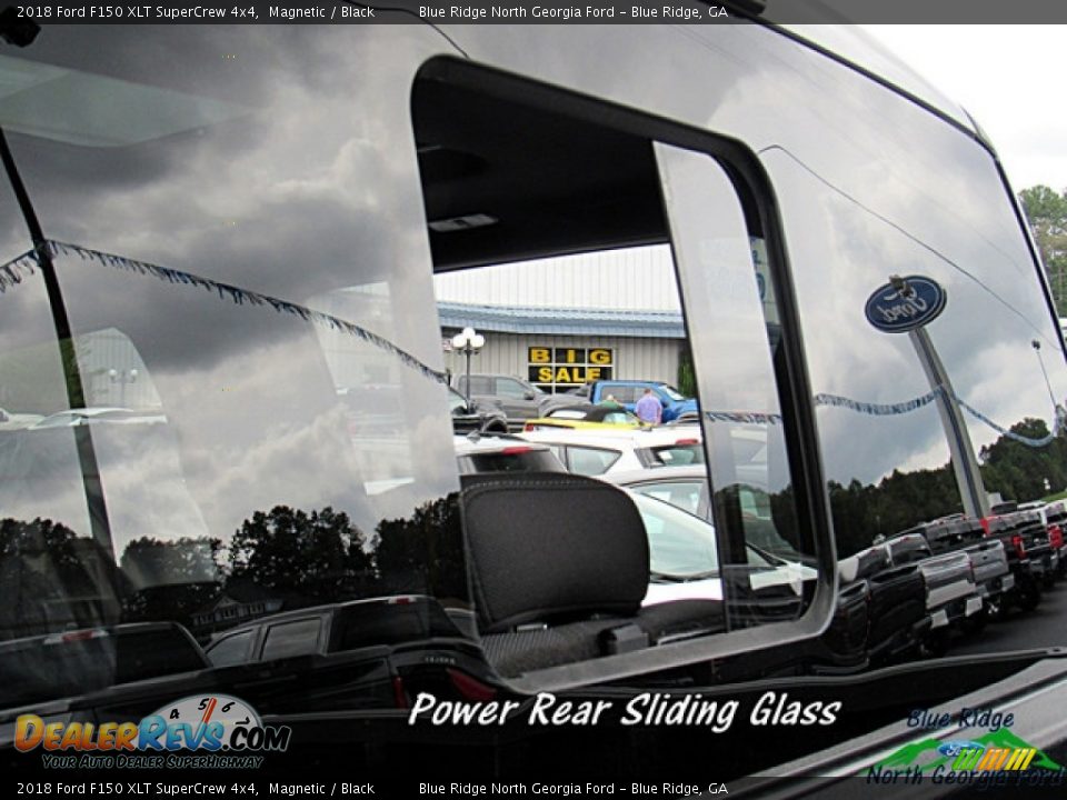 2018 Ford F150 XLT SuperCrew 4x4 Magnetic / Black Photo #25
