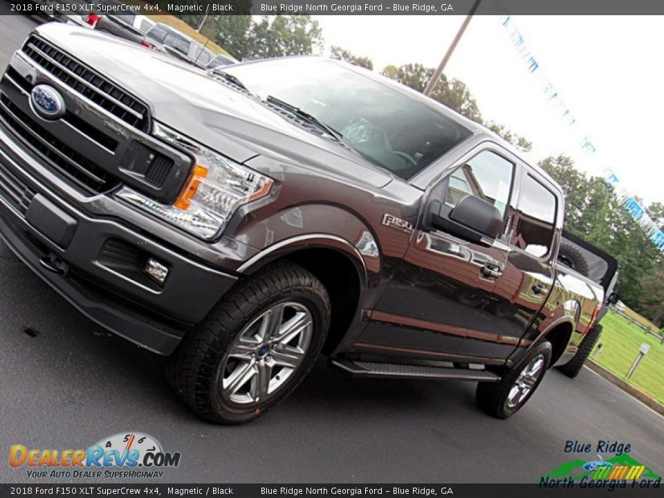 2018 Ford F150 XLT SuperCrew 4x4 Magnetic / Black Photo #33