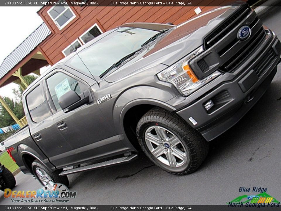 2018 Ford F150 XLT SuperCrew 4x4 Magnetic / Black Photo #34
