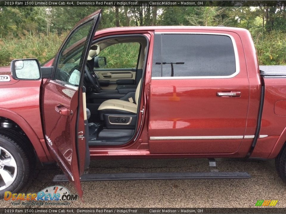 2019 Ram 1500 Limited Crew Cab 4x4 Delmonico Red Pearl / Indigo/Frost Photo #4