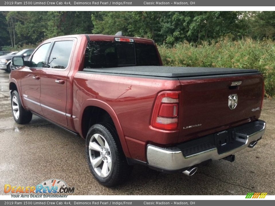 2019 Ram 1500 Limited Crew Cab 4x4 Delmonico Red Pearl / Indigo/Frost Photo #5