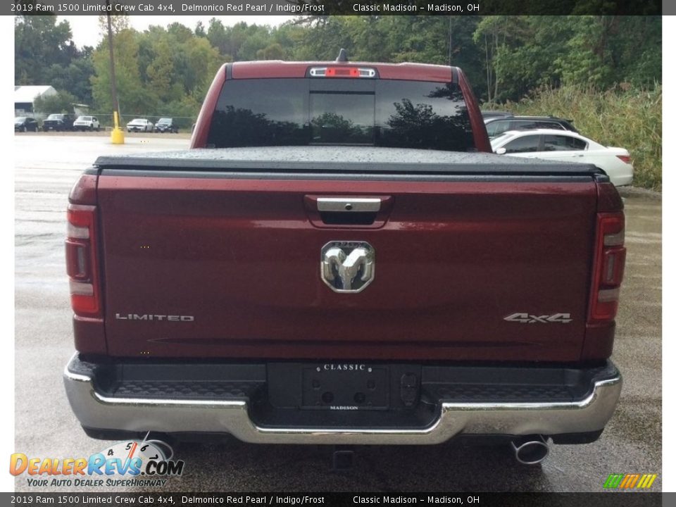 2019 Ram 1500 Limited Crew Cab 4x4 Delmonico Red Pearl / Indigo/Frost Photo #6