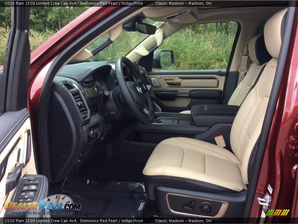 2019 Ram 1500 Limited Crew Cab 4x4 Delmonico Red Pearl / Indigo/Frost Photo #10