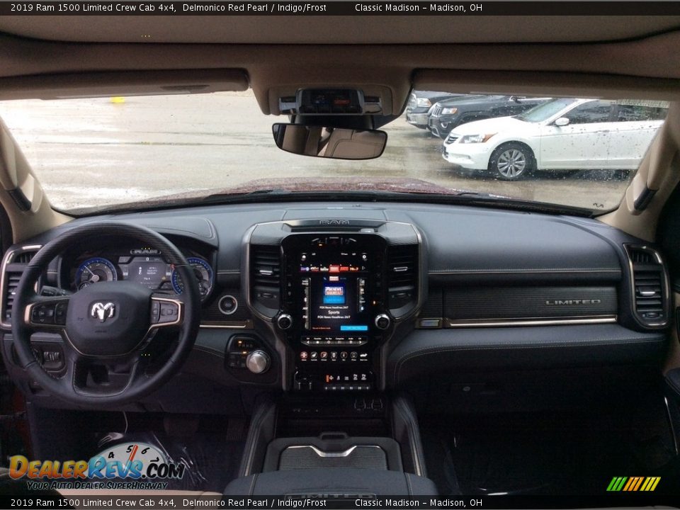 2019 Ram 1500 Limited Crew Cab 4x4 Delmonico Red Pearl / Indigo/Frost Photo #12