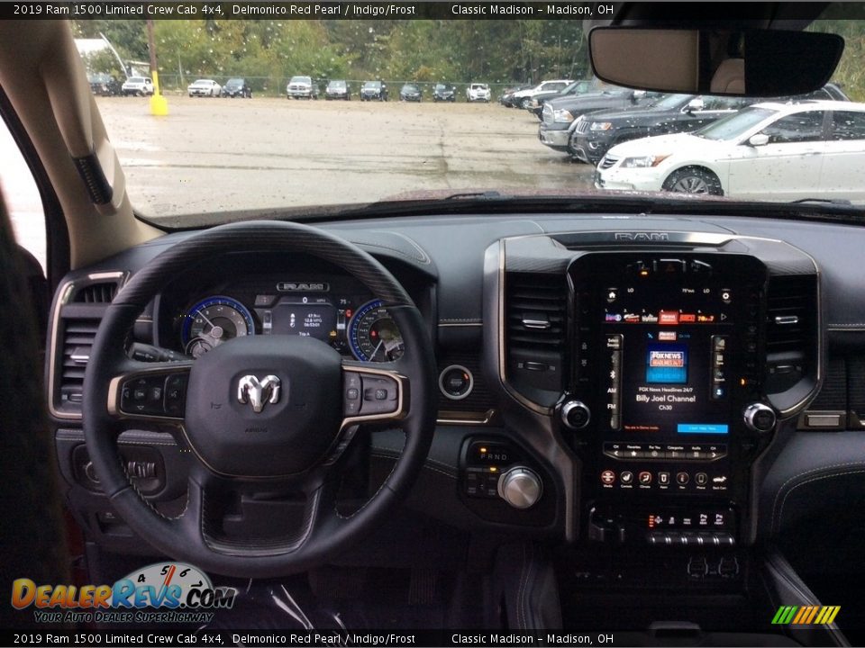 2019 Ram 1500 Limited Crew Cab 4x4 Delmonico Red Pearl / Indigo/Frost Photo #13