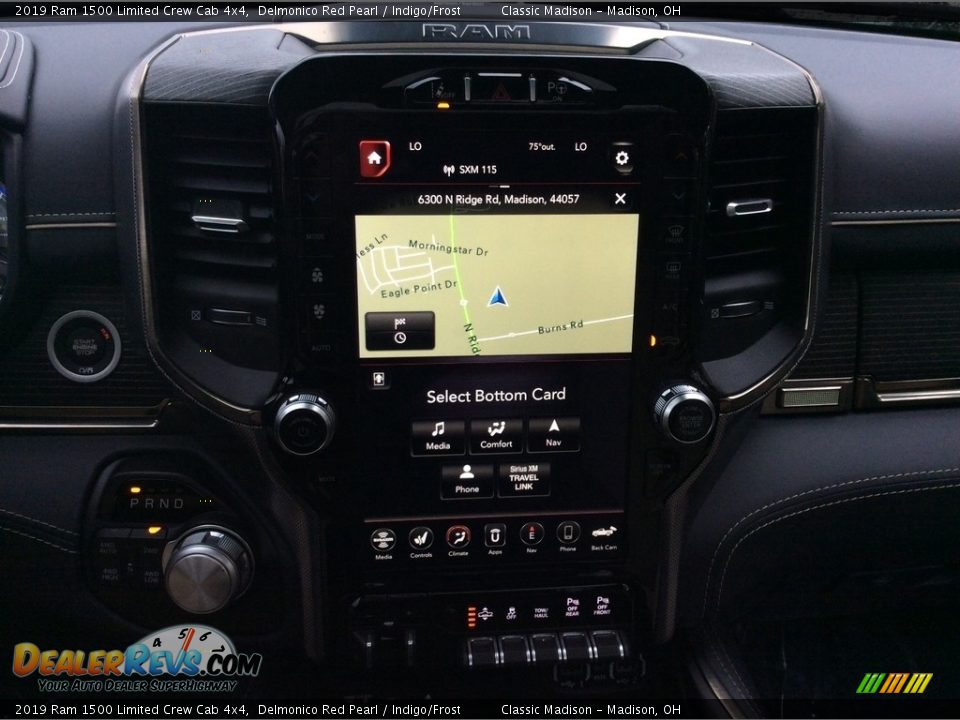 2019 Ram 1500 Limited Crew Cab 4x4 Delmonico Red Pearl / Indigo/Frost Photo #15