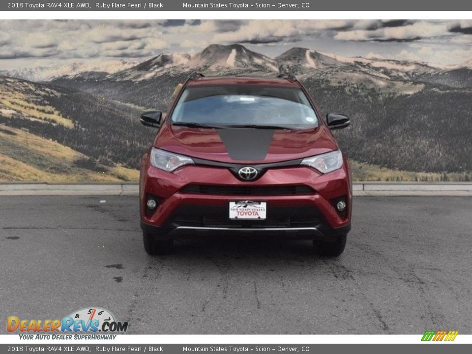 2018 Toyota RAV4 XLE AWD Ruby Flare Pearl / Black Photo #2