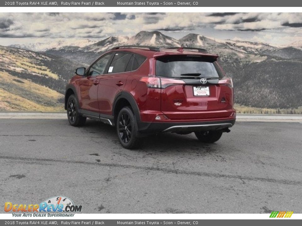 2018 Toyota RAV4 XLE AWD Ruby Flare Pearl / Black Photo #3