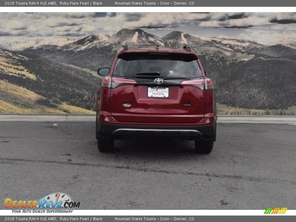 2018 Toyota RAV4 XLE AWD Ruby Flare Pearl / Black Photo #4